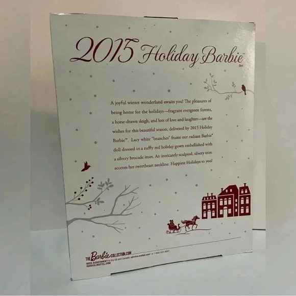 Collectible 2015 Holiday Barbie - Picture 4 of 7